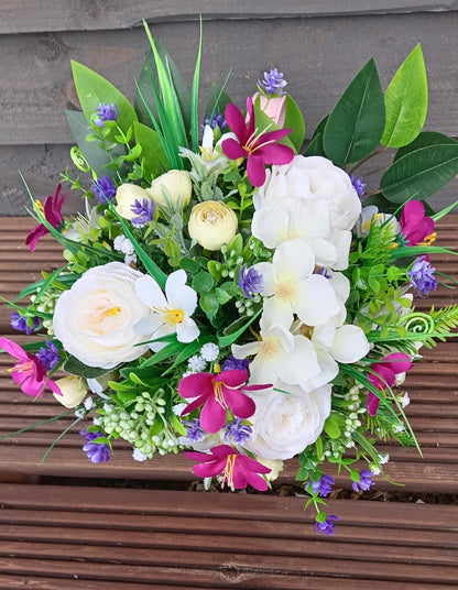 Pink Single Hook Floral Planter