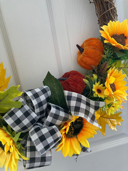 Sunflower Wreath