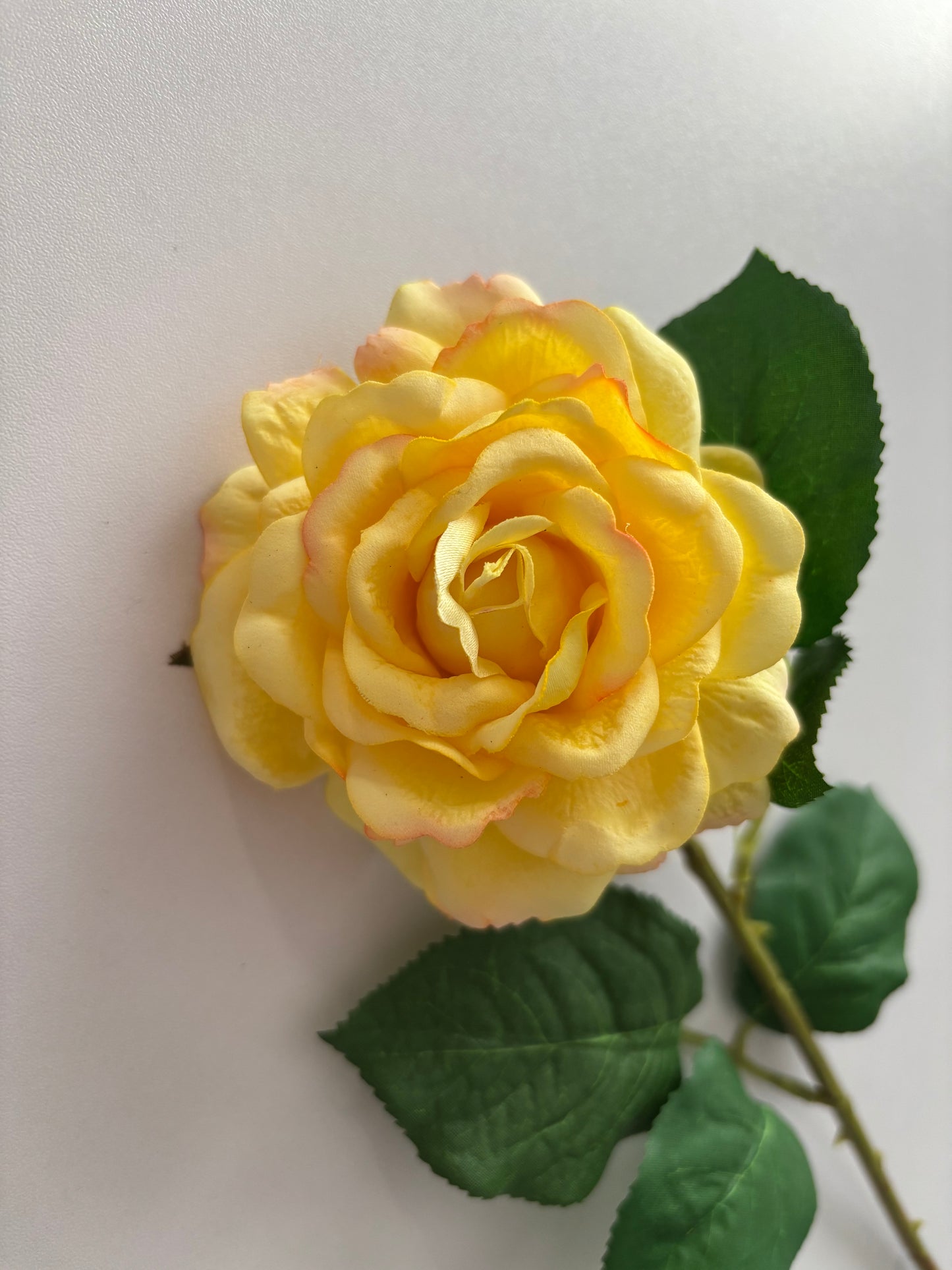Real Touch Yellow Rose Stem