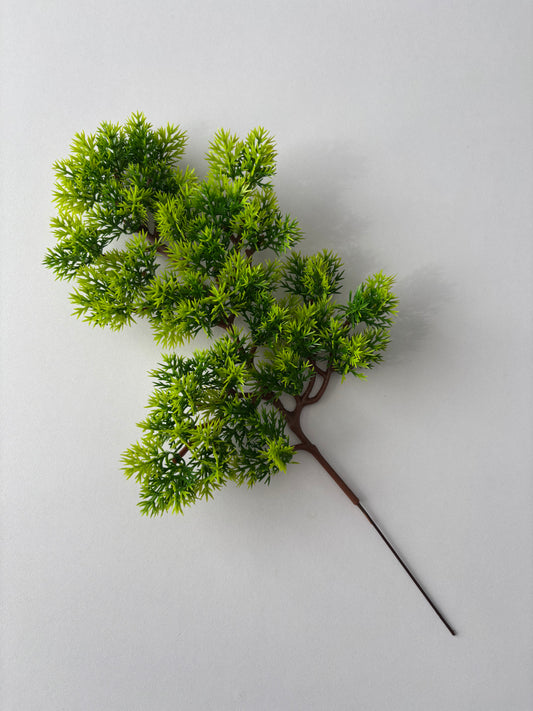 Artificial Pine Bonsai Branch | 29 Piece Detachable Foliage Stem