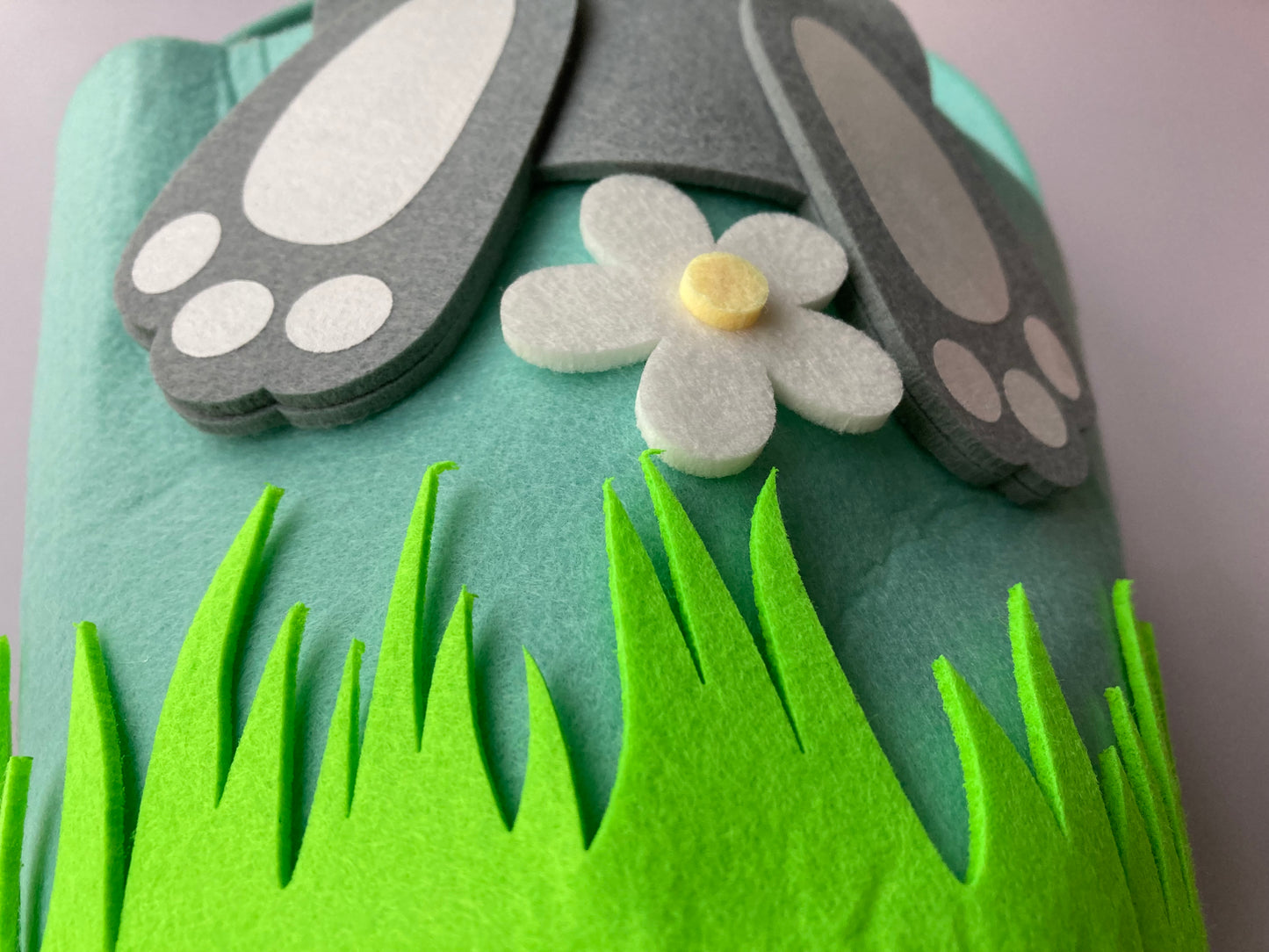 Green Easter Bunny Basket