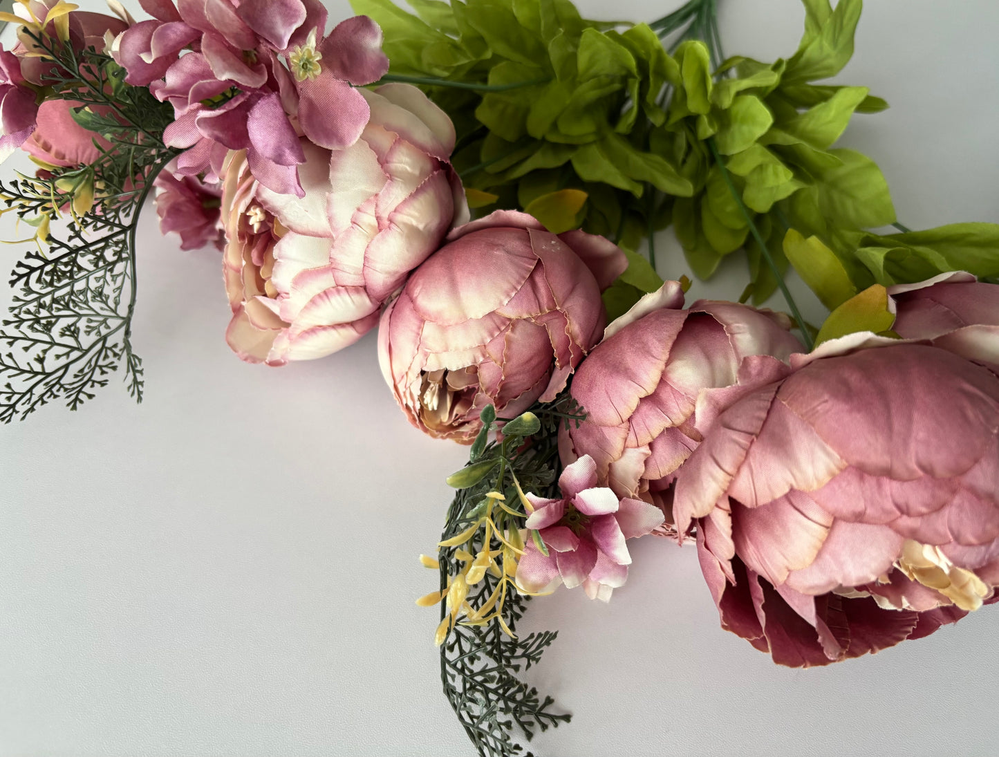 Large Purple Peony & Hydrangea Bunch