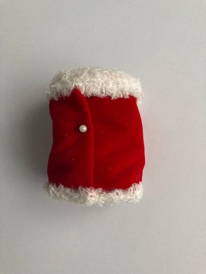 2yrds Red Velvet Wired Edge Ribbon