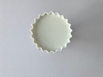 White Geometric Country Vibe Vase
