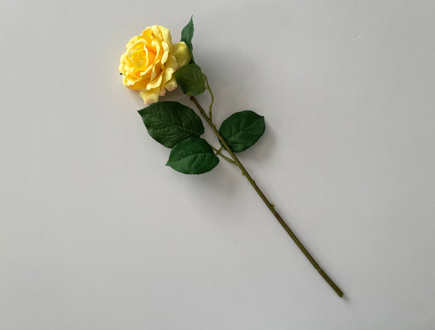 Real Touch Yellow Rose Stem