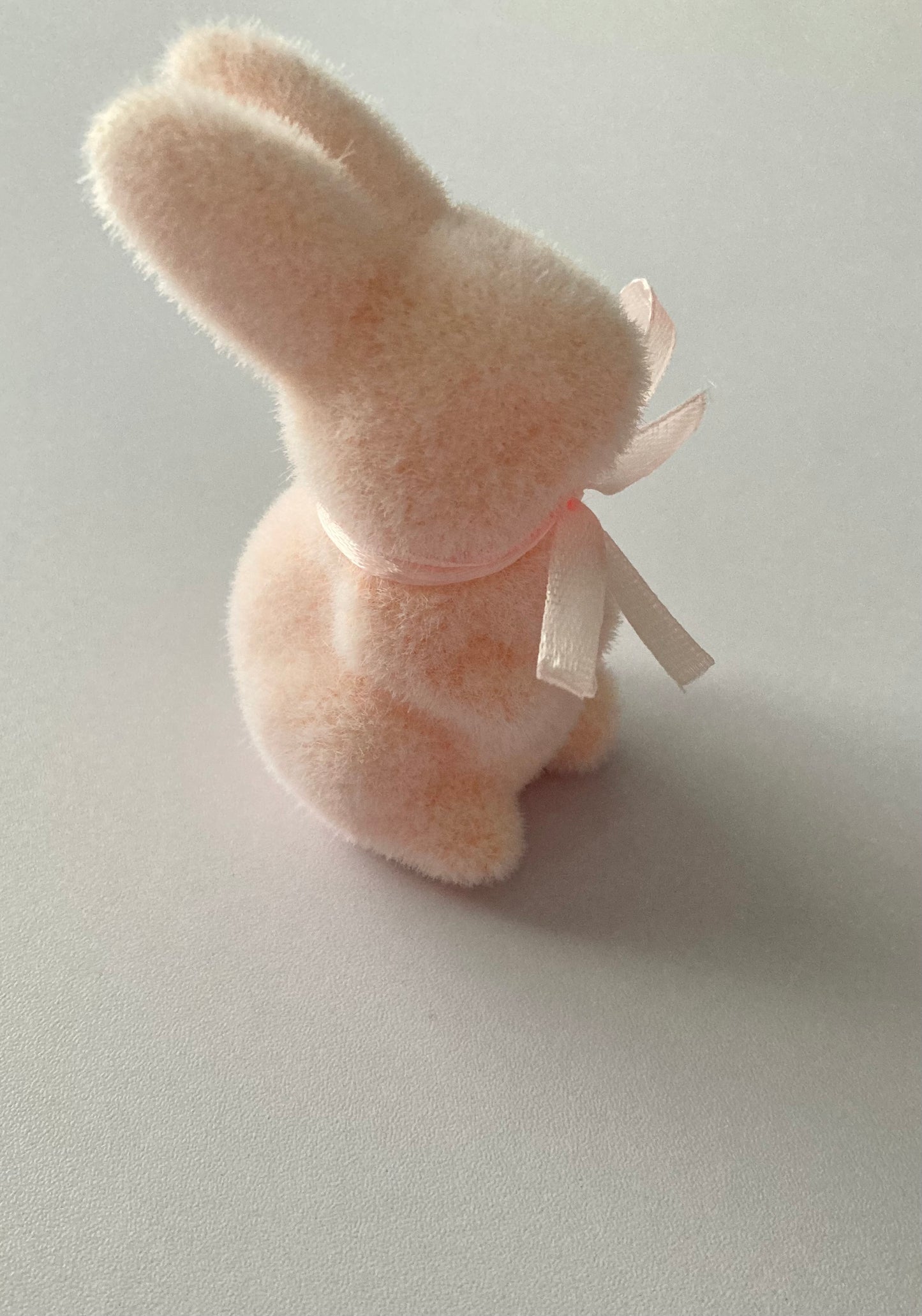 Pink Flocked Bunny