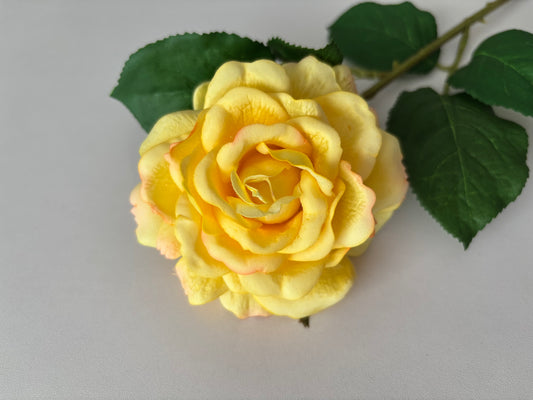 Real Touch Yellow Rose Stem