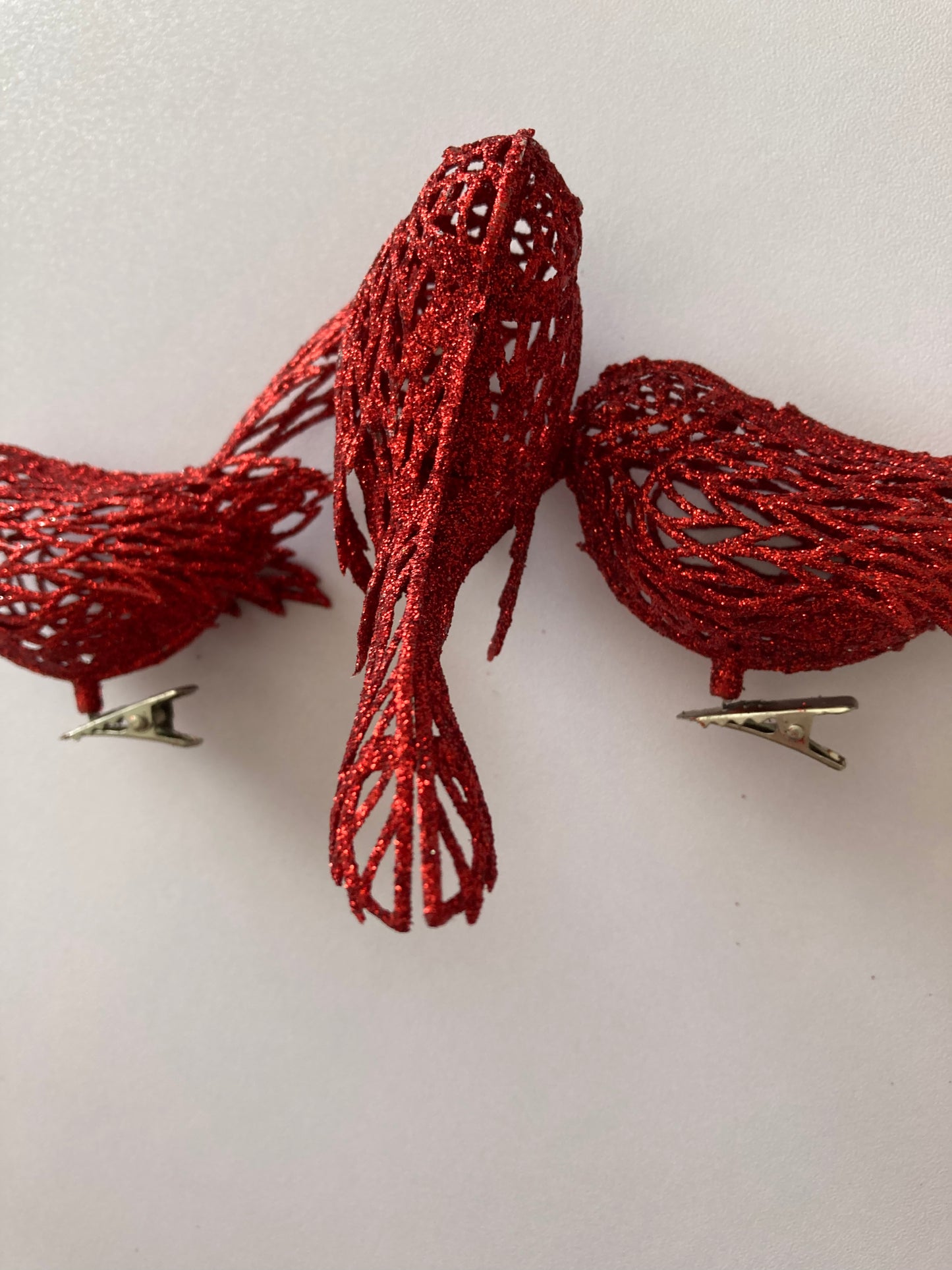 3pk Red Robin Decoration