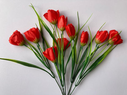 Red Tulip Bunch