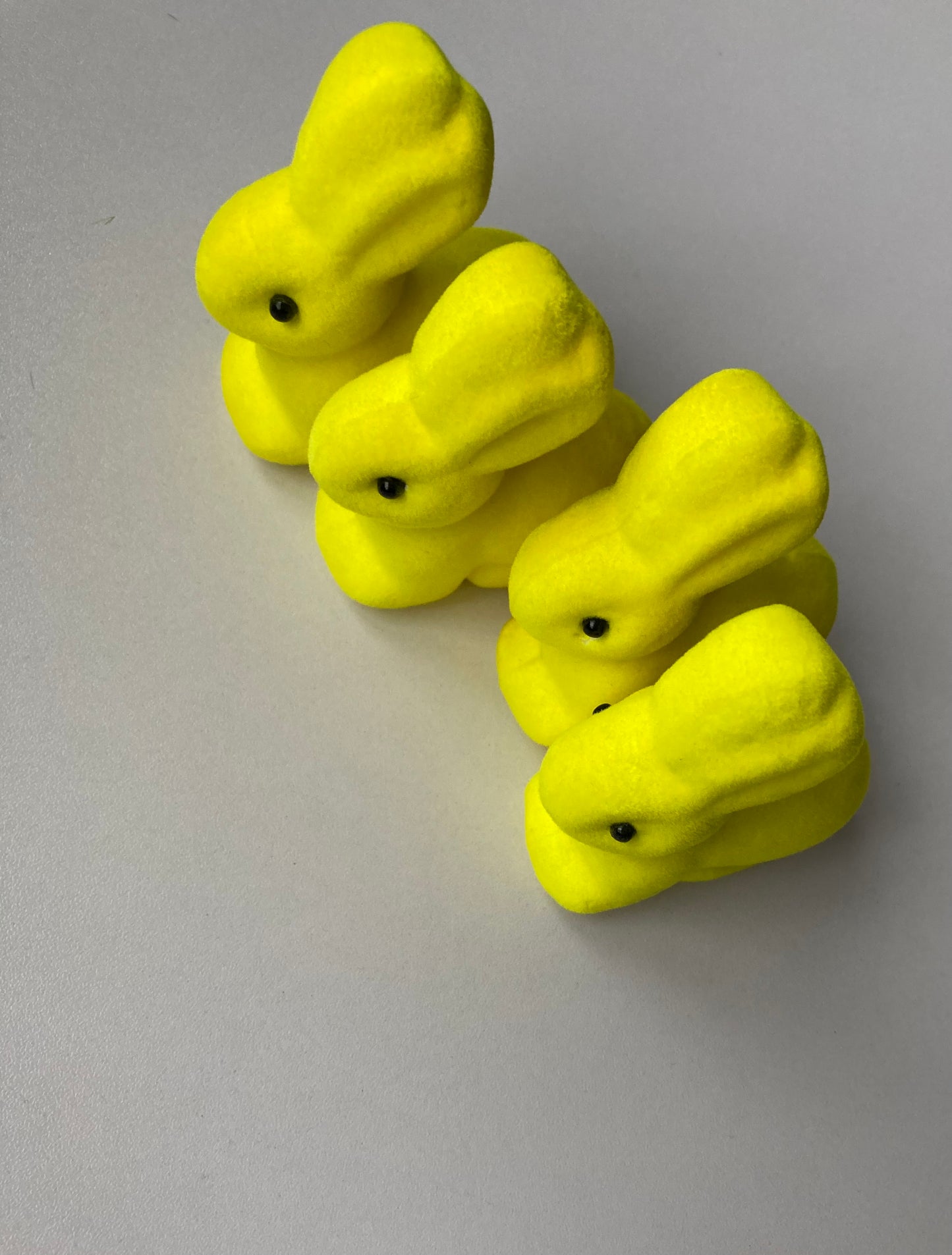 4pk Yellow Mini Bunnies