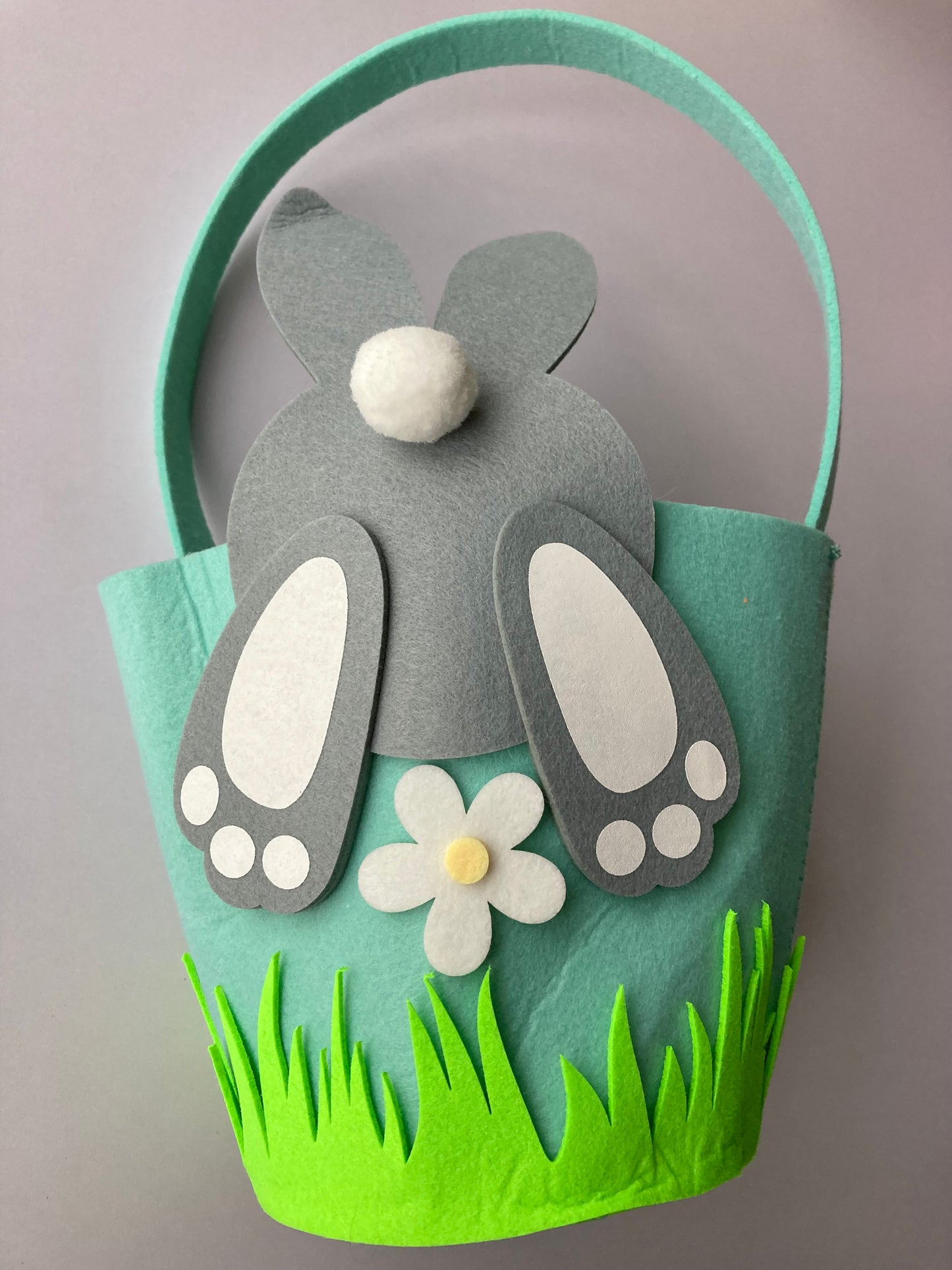 Green Easter Bunny Basket