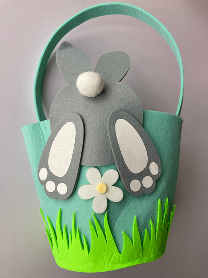 Green Easter Bunny Basket