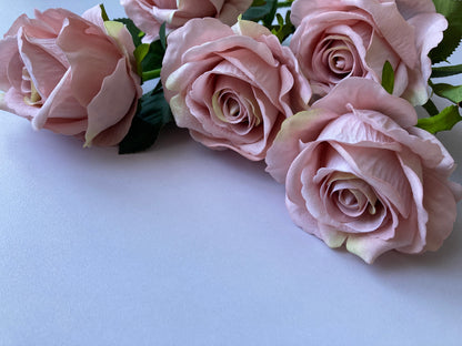 Pink Soft Velvet Rose Stem
