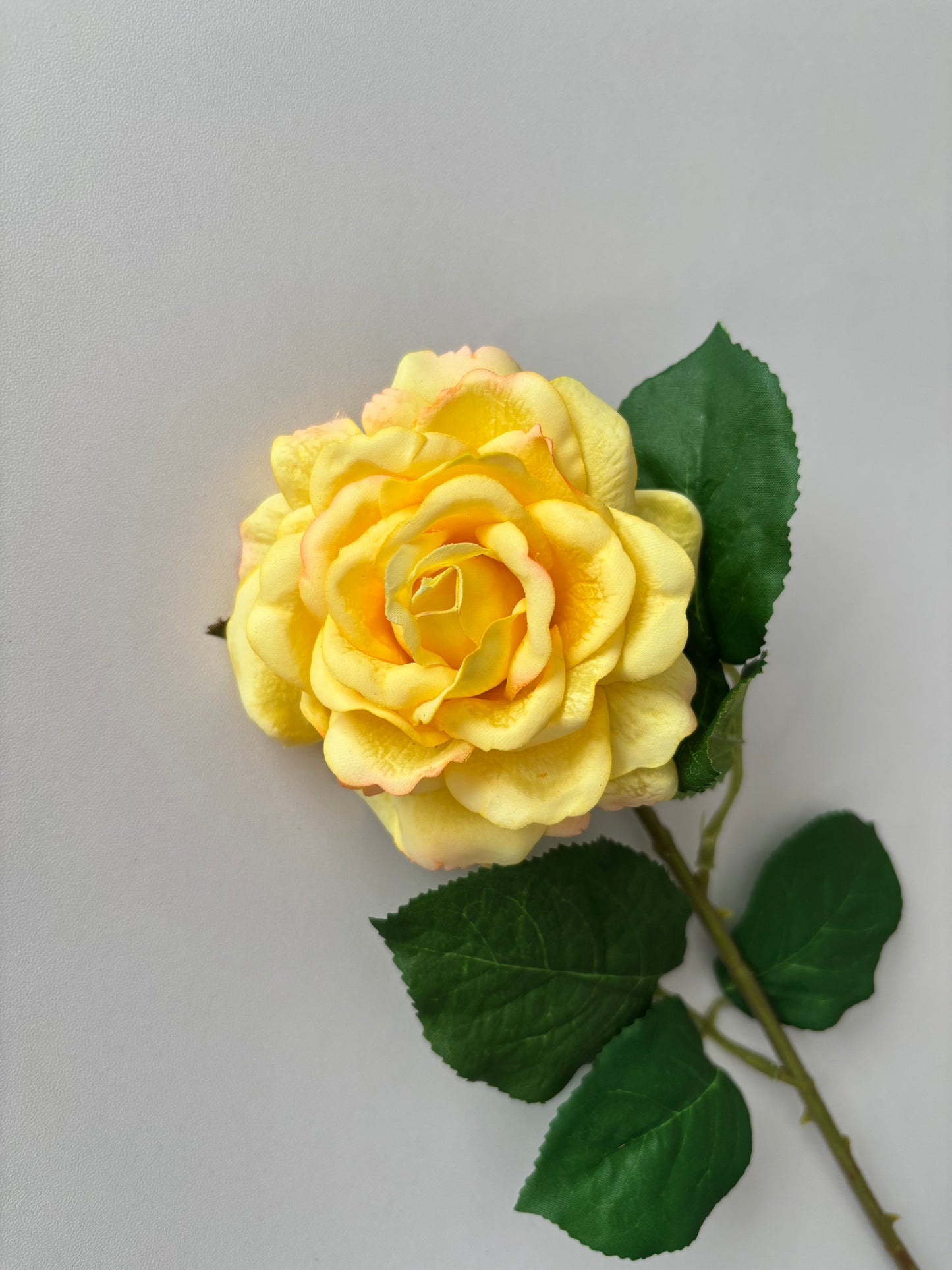 Real Touch Yellow Rose Stem
