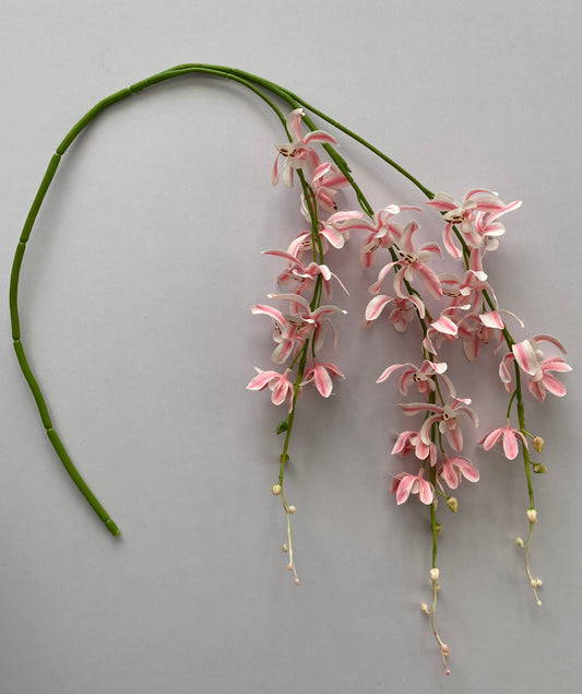 Pink & White Faux Trailing Flower