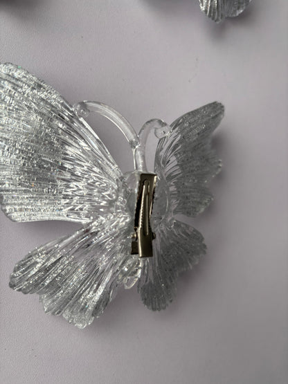 3 Set Acrylic Butterfly Clip