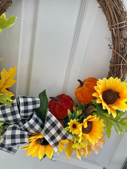 Sunflower Wreath