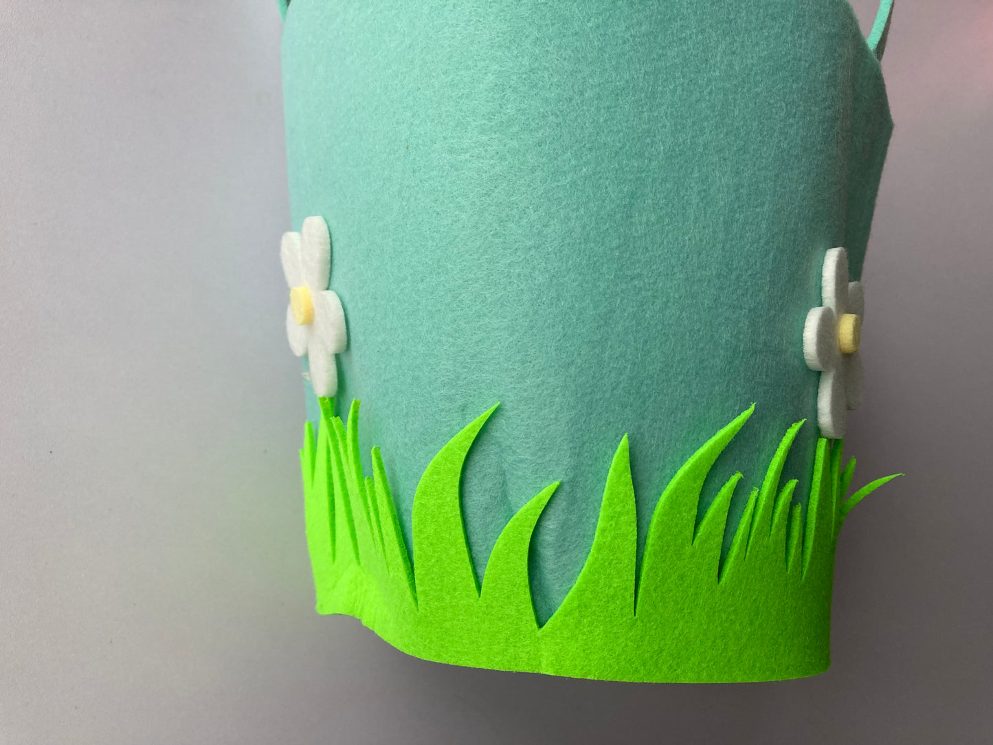 Green Easter Bunny Basket
