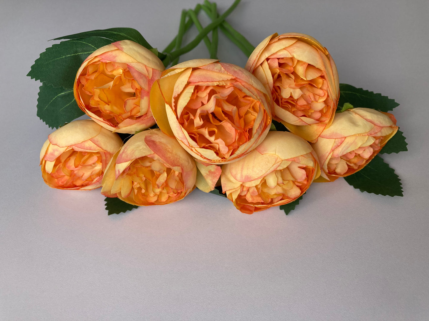Orange Peony Bunch