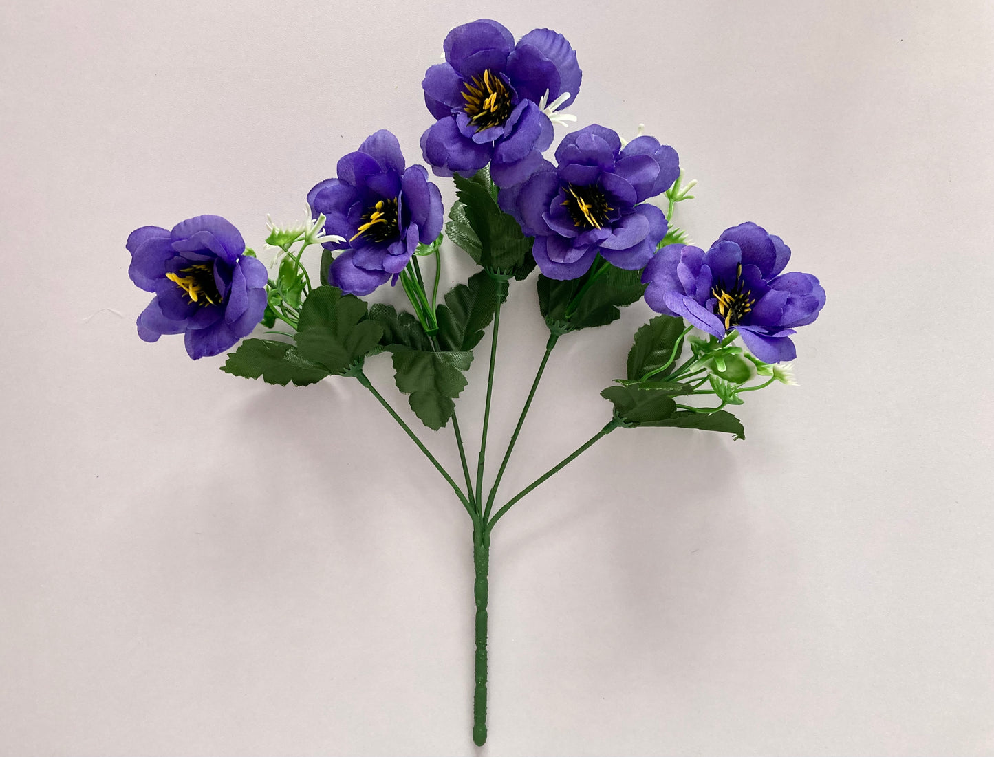 5 Purple Anemone Bunch