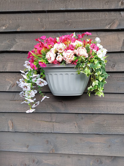 Pink Wall Hanging Planter.