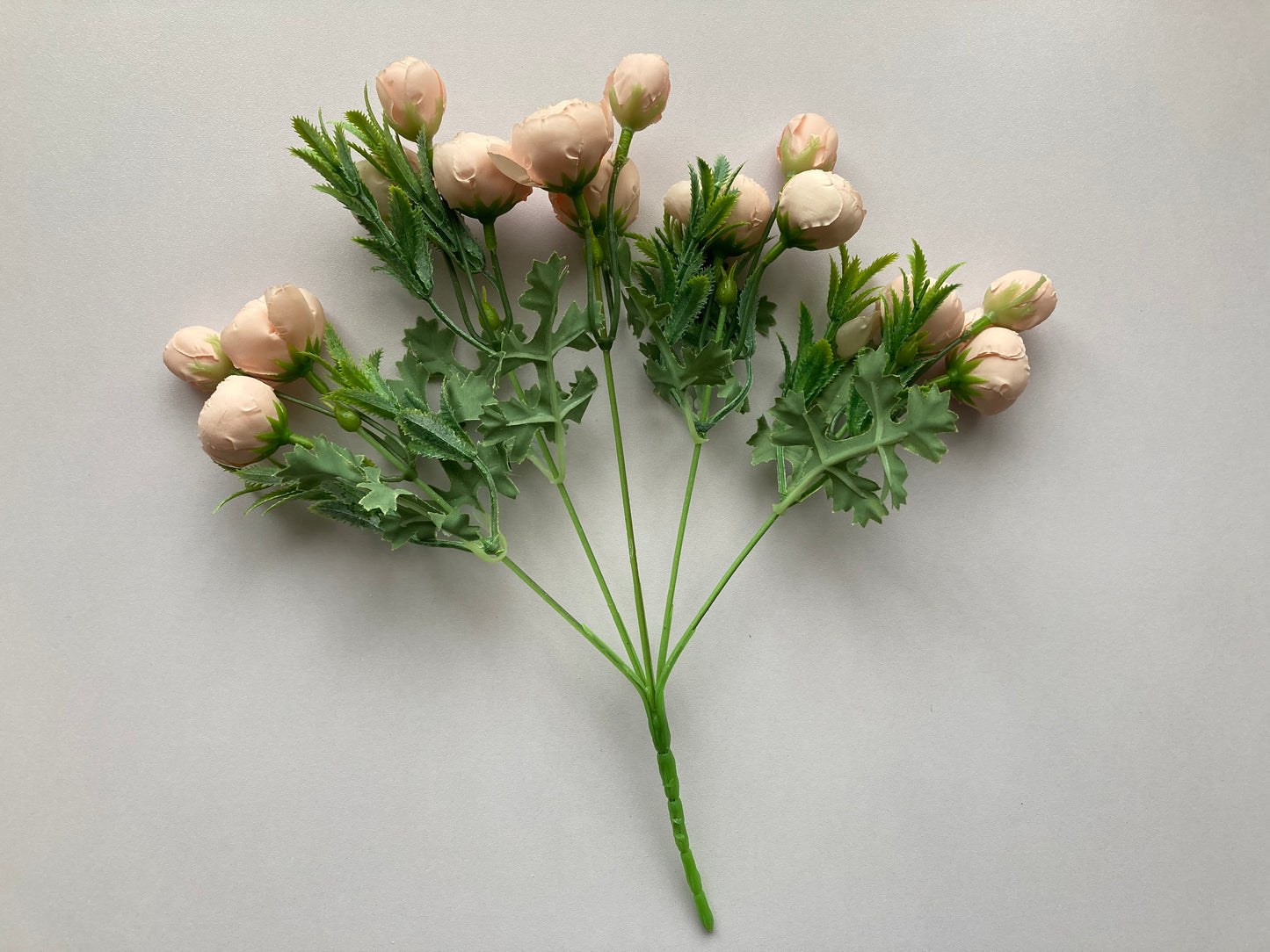 Mini Peach Ranunculus Bunch