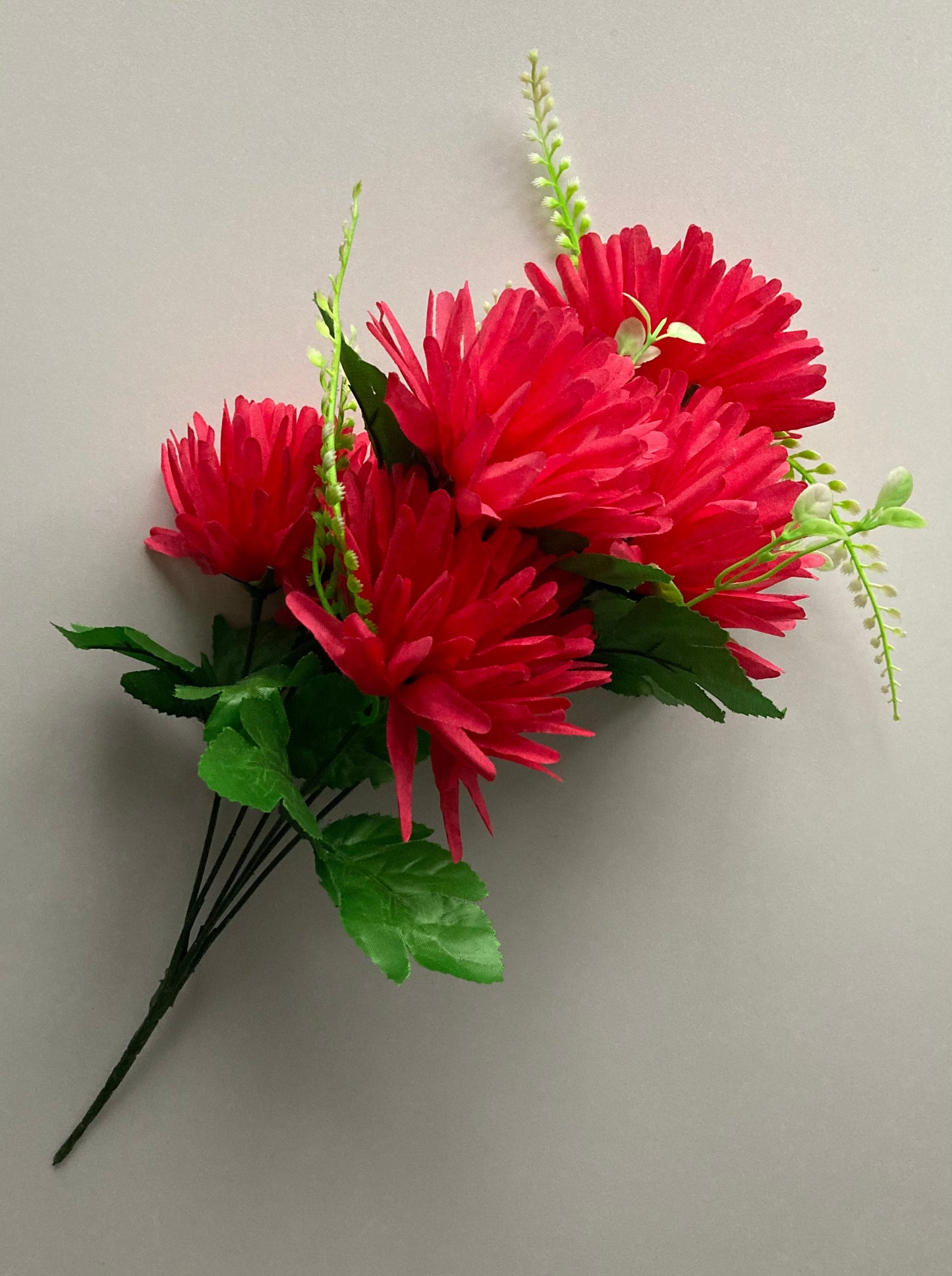 Hot Pink Spiky Chrysanthemums