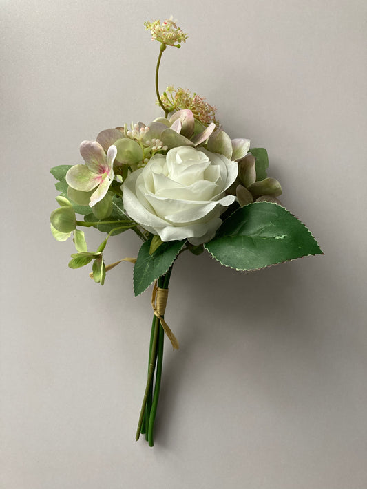 White Rose & Hydrangea Bouquet