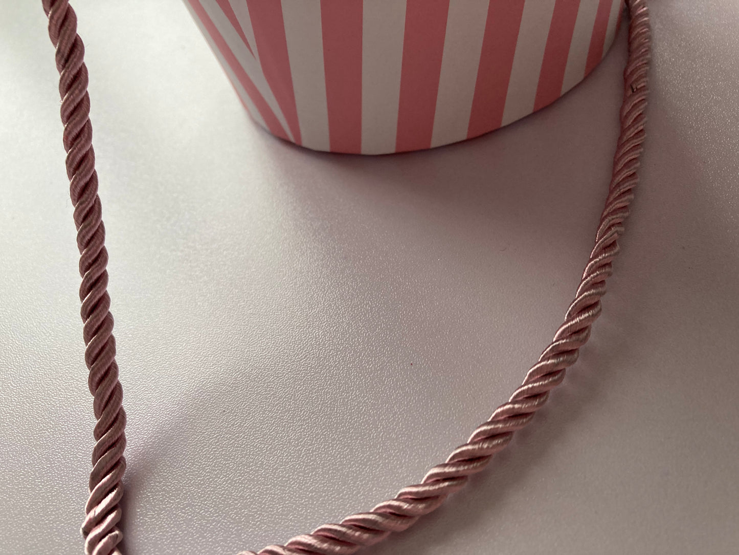 Pink Striped Pot