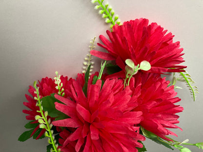 Hot Pink Spiky Chrysanthemums