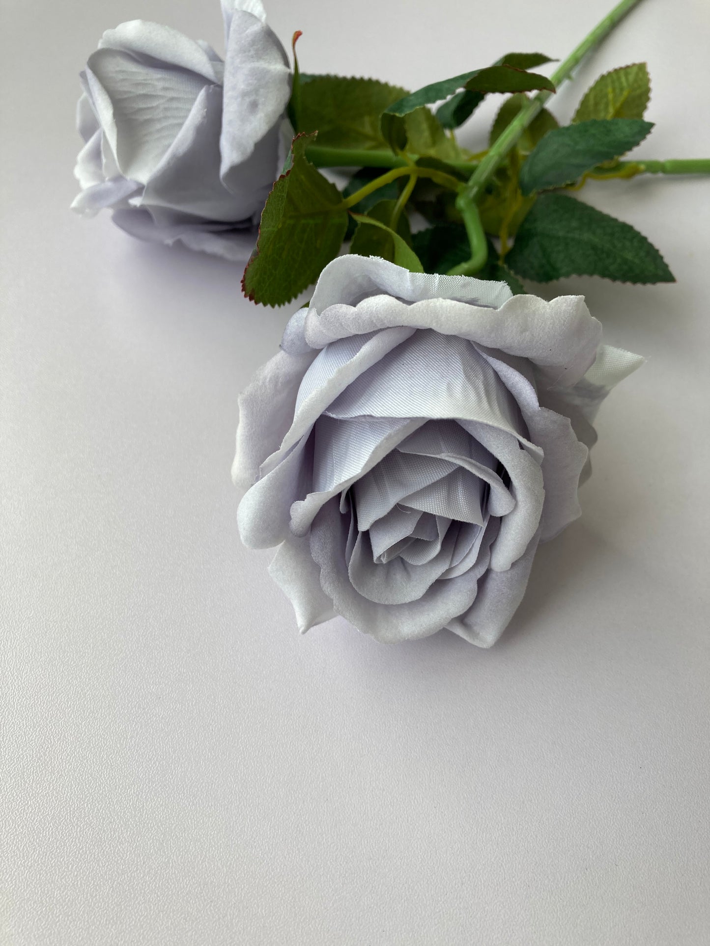 Grey Velvet Soft Touch Single Stem