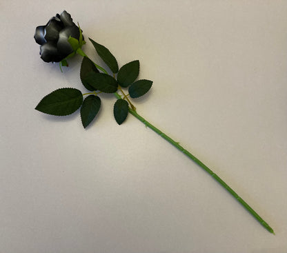 Black & Grey Velvet Rose