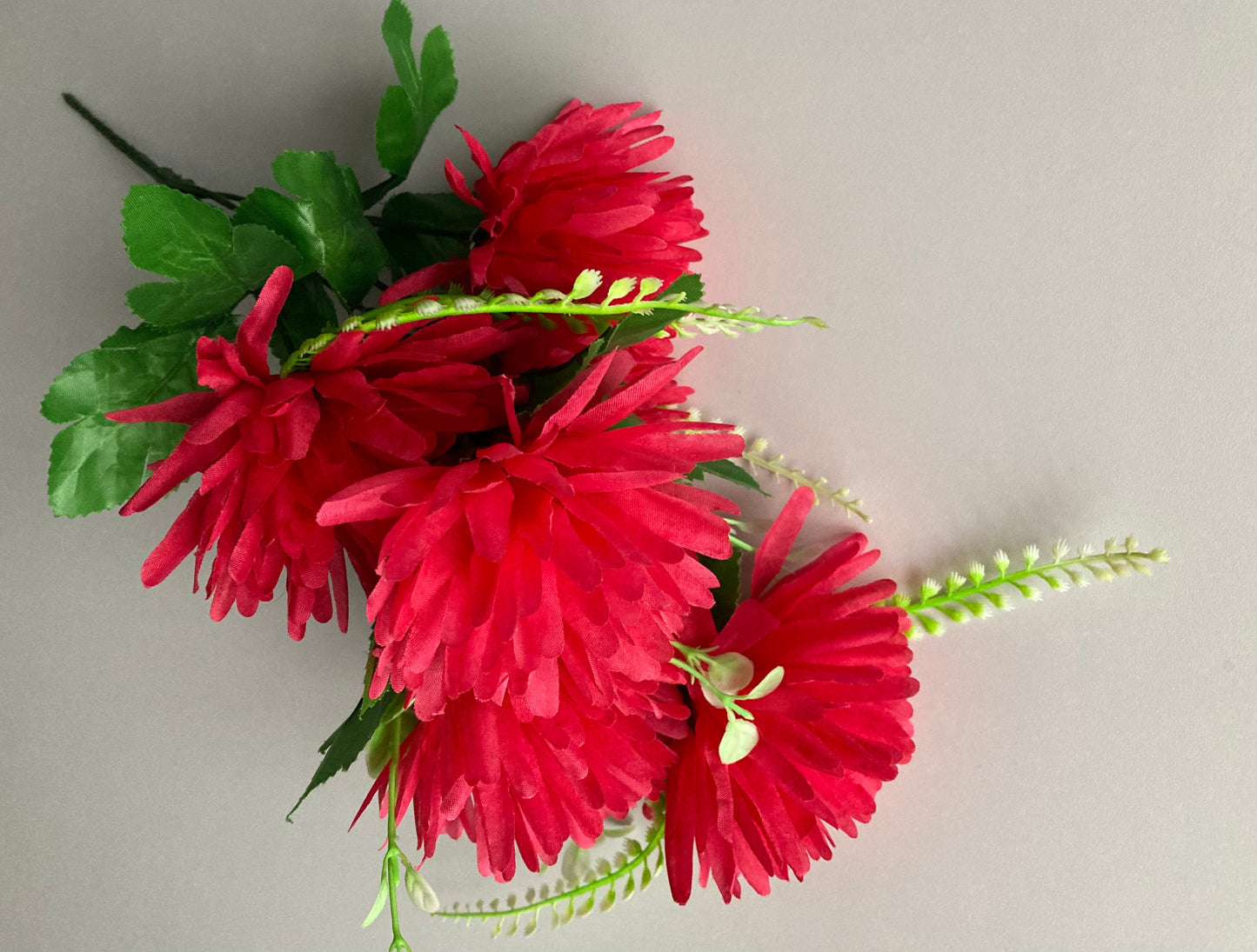 Hot Pink Spiky Chrysanthemums