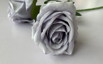 Grey Velvet Soft Touch Single Stem