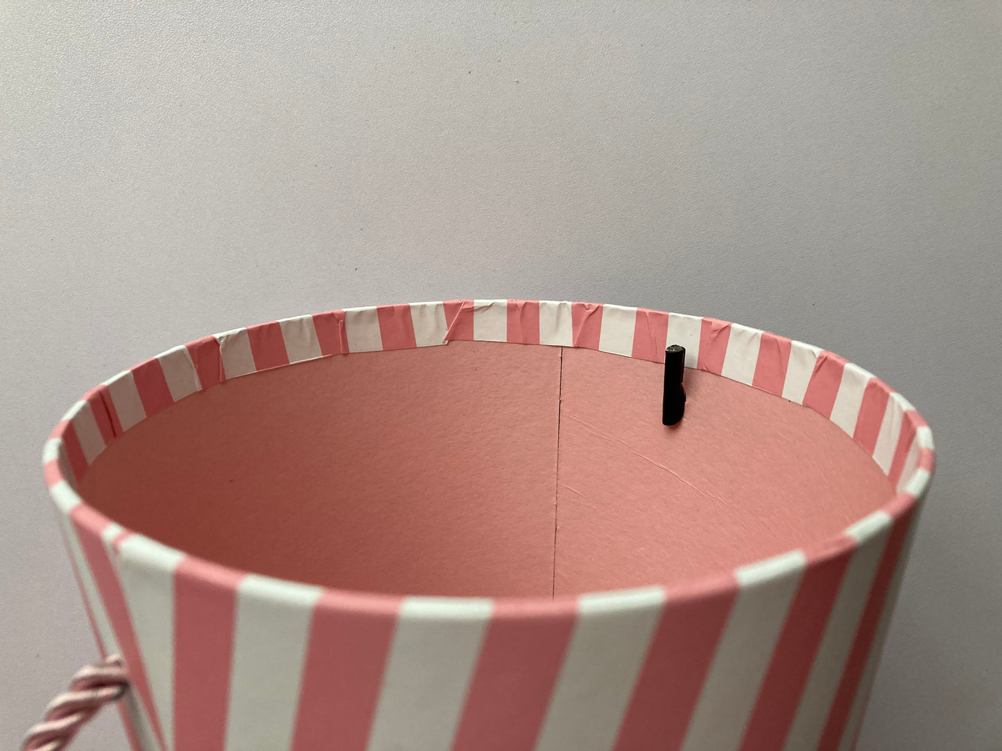Pink Striped Pot