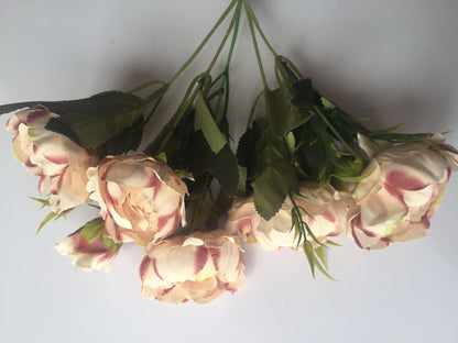 Mauve Tipped Peony Bunch