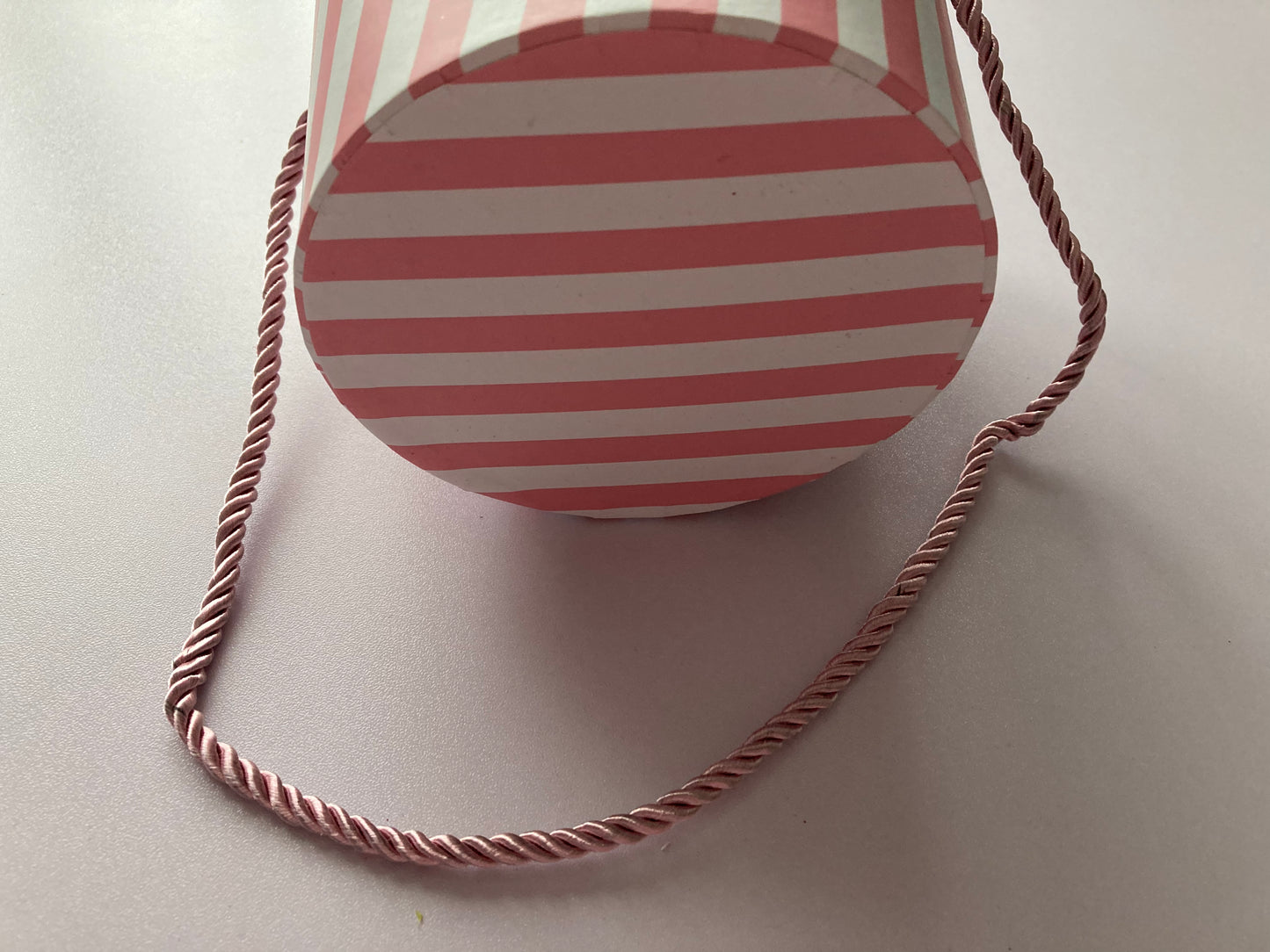 Pink Striped Pot