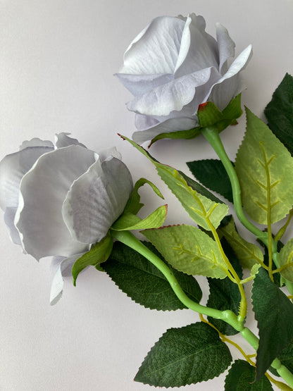 Grey Velvet Soft Touch Single Stem
